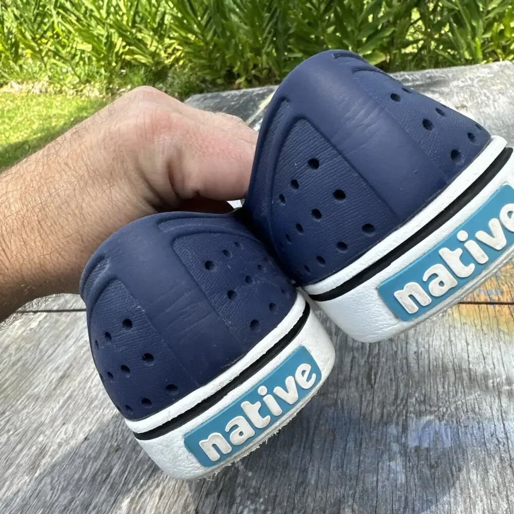 Kids Native Shoes Miles Slip-On Sneakers Size Men’s 7 Women’s 9 Navy Blue - BP